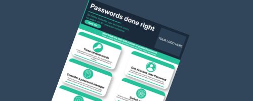 Passwords Done Right poster